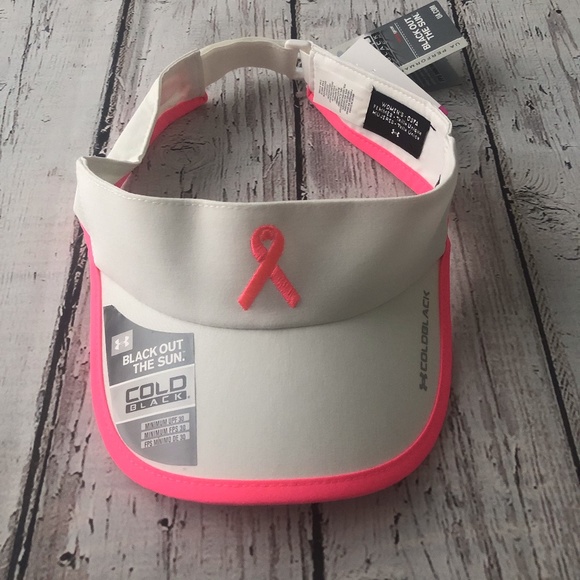 Under Armour Accessories - 🌺🌺SOLD🌺🌺Under Armor Visor Breast Cancer Ribbon